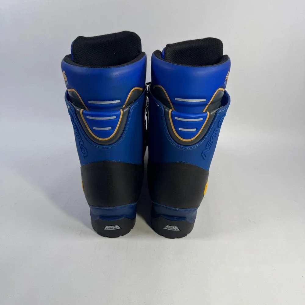 Asolo AFS Evoluzione Blue Plastic Mountaineering Boots Mens 10.5 Made in Italy‎